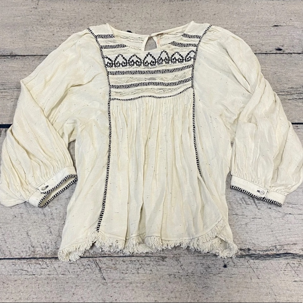 Free People Cyprus Avenue Embroidered Top - Picture 11 of 12
